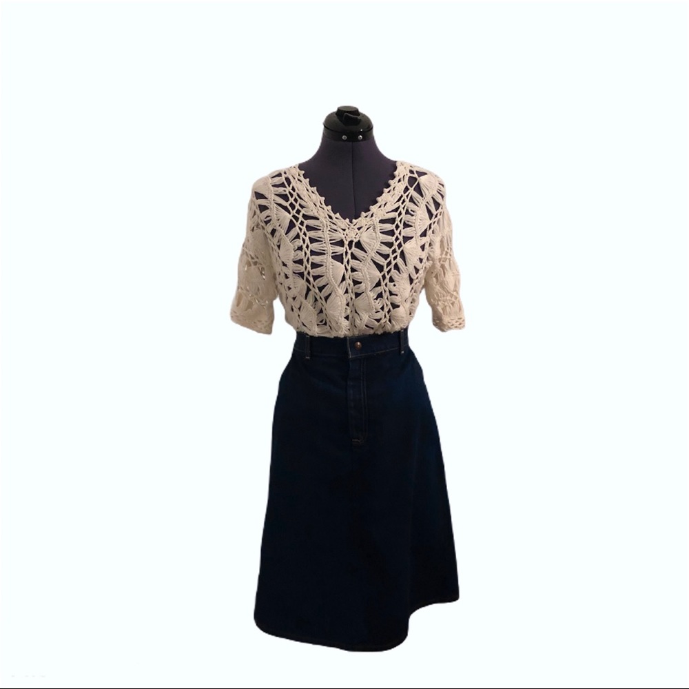 4/$25 sale Chico’s crochet top